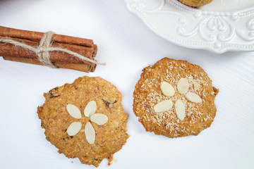 Sweet delicious homemade almond cookies