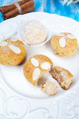 Sweet delicious homemade almond cookies