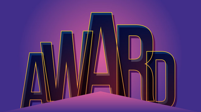 The word Award with overlapping letters
