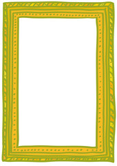 Golden doodle frame. A6, A5, A4, A3 vertical size.