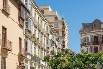 Fototapeta na wymiar Streets of Malaga