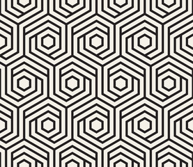 Vector seamless pattern. Modern stylish abstract texture. Repeating geometric tiles