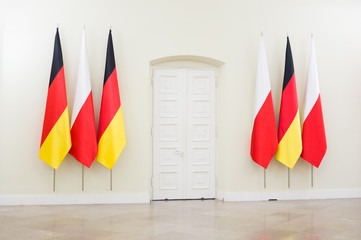 flagi Polski Niemiec 