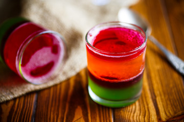 jelly fruit colored puff