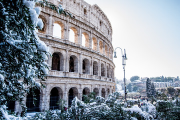 Colosseo innevato SimoneScibelli Fotografia 