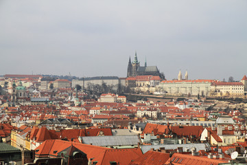 Prague castle as nice landscape