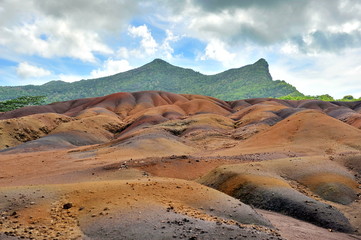 Mauritius. Colorful land of Chamarel