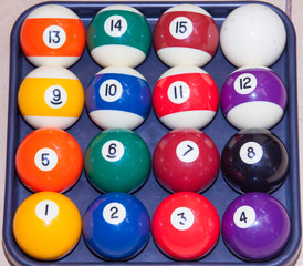 billiards, billiard balls