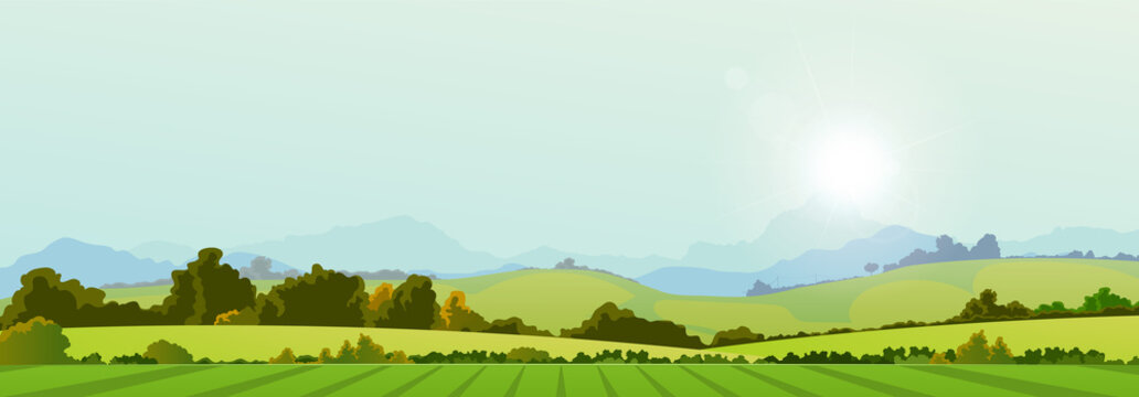 Summer Season Country Banner