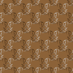 Twig seamless pattern
