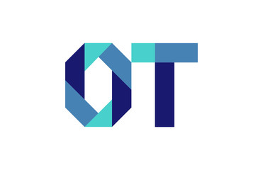 OT Ribbon Letter Logo