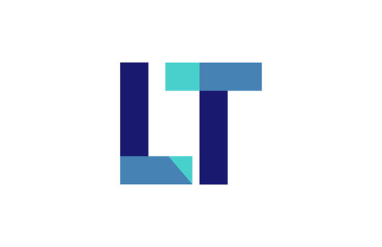 LT Ribbon Letter Logo