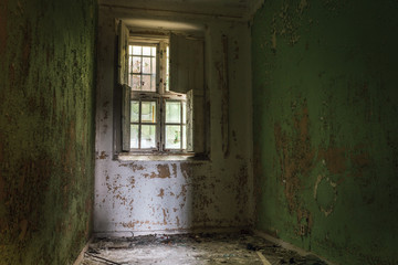Cell from an old closed down mental institution