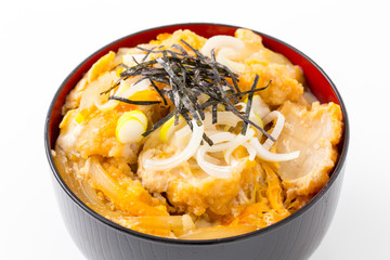 唐揚げ卵とじ丼