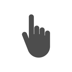 Click finger icon. Touch symbol. Vector.