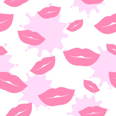 Seamless kiss background