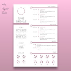 Elegant Curriculum Vitae Template