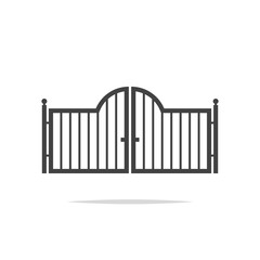 Gate icon vector