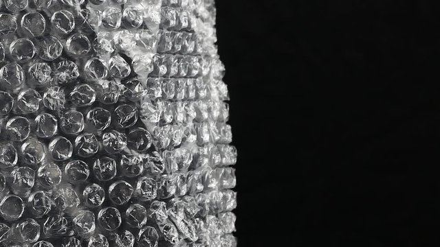 Air bubble wrap foil texture
