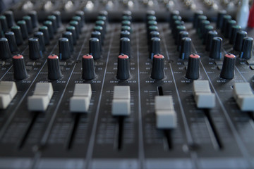 Obraz premium Professional Music Mixing Studio