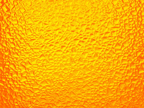 Orange glass texture background.