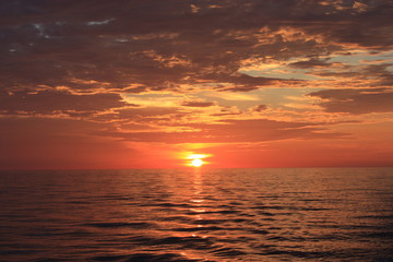 Sunset on Water