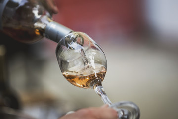Rose Wine Glass