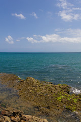 Fototapeta na wymiar mar azul da Bahia