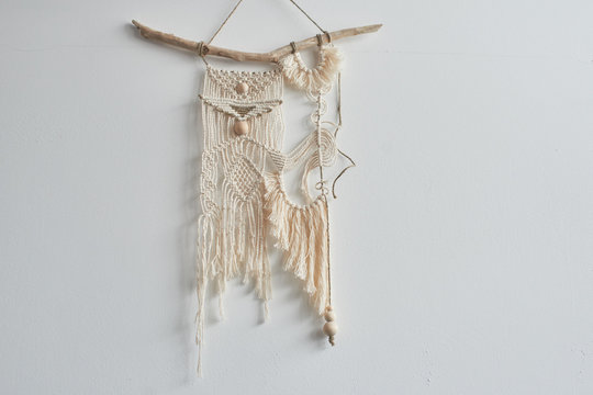Macrame. Decoration for the interior.