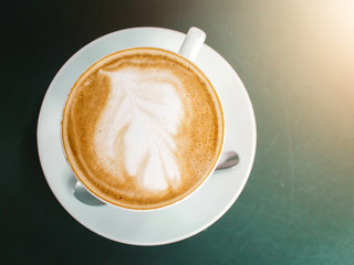 cup of hot coffee