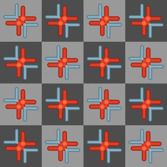 Obraz premium Ornament pattern vector tile