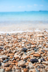 stones and sea