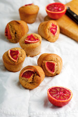 Whole Wheat Blood Orange and Olive Oil Muffins.