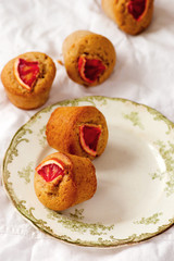Whole Wheat Blood Orange and Olive Oil Muffins.
