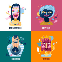 Human Inner World Concept 