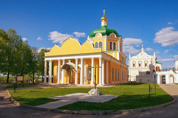 Fototapeta na wymiar Cathedral church of the Nativity of Christ in Ryazan city, Russia