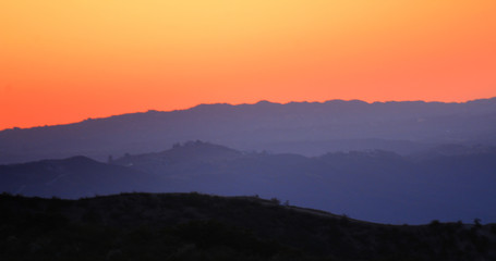 Dusk in California