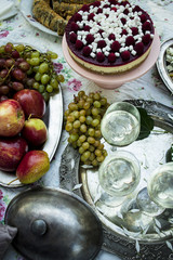 bright, brunch for girls on a summer day