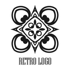 Vintage ornamental logo