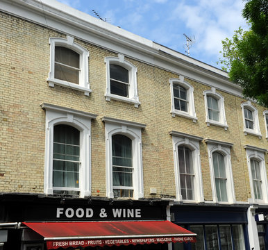 Small food and wine store, London, United Kingdom
