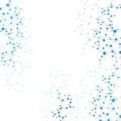 Structure molecule and communication. Dna, atom, neurons. Scientific concept for your design. Connected lines with dots. Medical, technology, chemistry, science background. illustration.