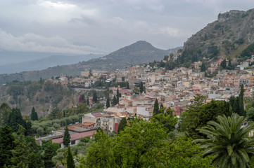 Fototapeta na wymiar Taormina an der Ostküste Siziliens