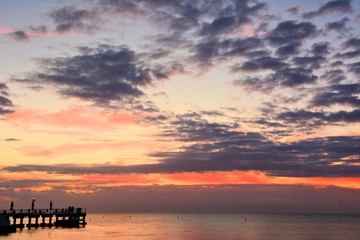 Obraz na płótnie Canvas Sunrise in the Keys