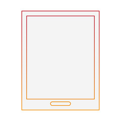 Tablet mobile technology vector illustration graphic design