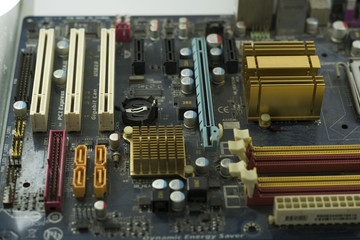 Old motherboard board