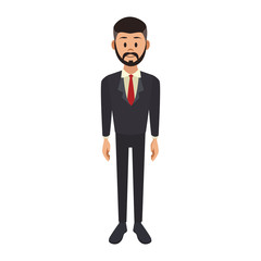 Obraz premium Businessman cartoon isolated vector illustration graphic design