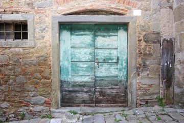 Wooden antique door