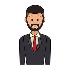 Businessman cartoon isolated vector illustration graphic design