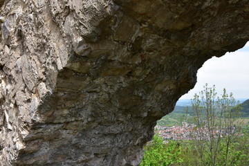 fels, piter, natur, berg, landschaft, felswand, fels, baum, wasser, wand, beschaffenheit, auflösungszeichen, fluss, canyon, europa, himmel, bergschlucht, anreisen, burg hohenneuffen, wald,sommer