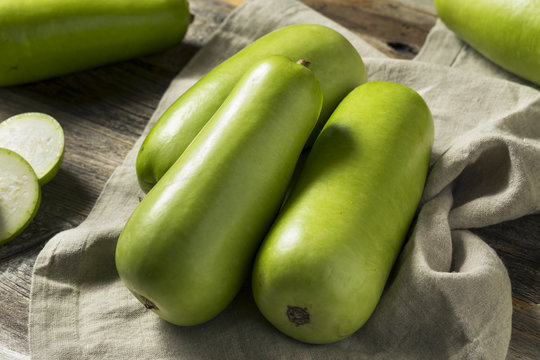 Raw Green Organic Opo Squash